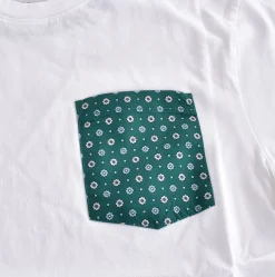 MC2 SAINT BARTH T-shirt<T-shirt taschino verde flower tie