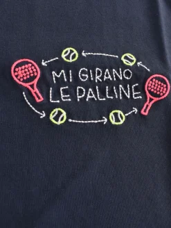 MC2 SAINT BARTH T-shirt<T-shirt tennis girano palline blu