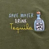 MC2 SAINT BARTH T-shirt<T-shirt verde tequila drink save water