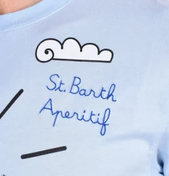 MC2 SAINT BARTH T-shirt<T-shirt Very Miami azzurra