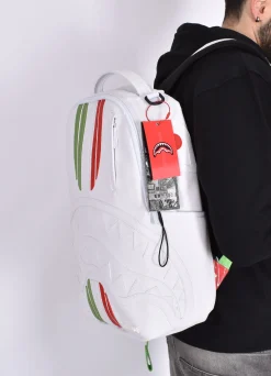 SPRAYGROUND Zaini<Zaino Italy racing bianco